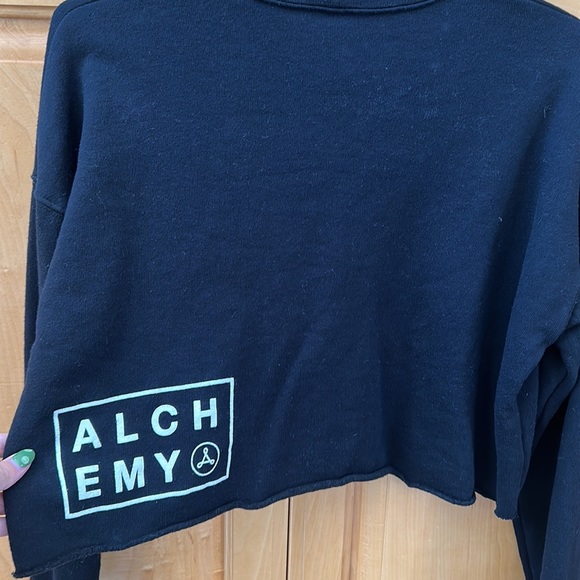 Alchemy Cropped Black Sweatshirt - Picture 6 of 6
